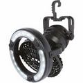 18-Bulb LED Adjustable Camping Light with Fan